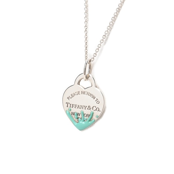 Tiffany & Co. Jewelry - TIFFANY Blue Heart Necklace